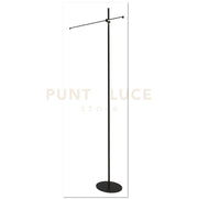 ELIA/P2 N Lampada da terra nero opAco in metallo a led 11W 3000K 1026LM