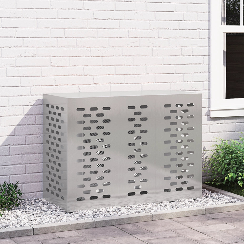 Copertura Aria Condizionata 110x50x80 cm Acciaio Inossidabile