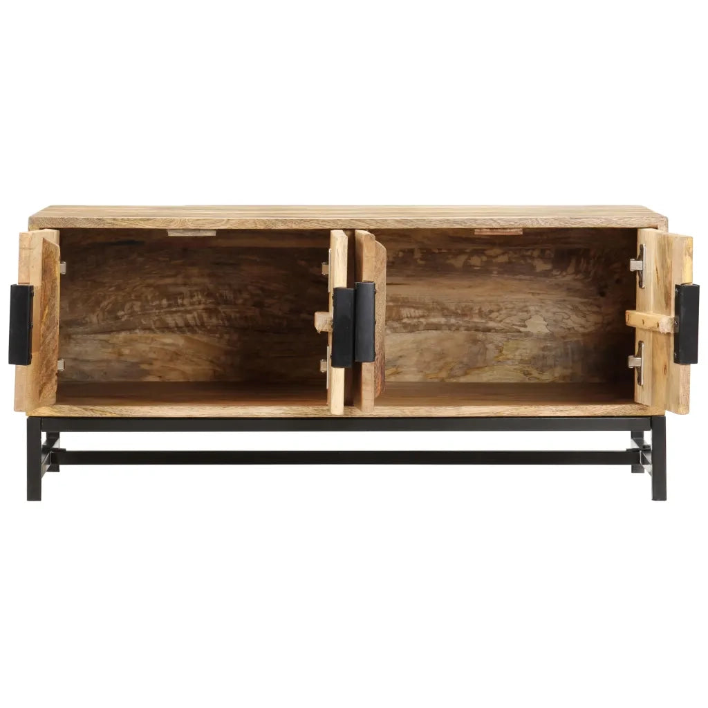 Tavolino da Salotto 90x55x40 cm in Legno Massello di Mango 285869
