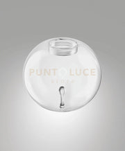3804-51-372 DIFFUSORE IN VETRO TRASPARENTE D.15CM C/GOCCIA PER 8W