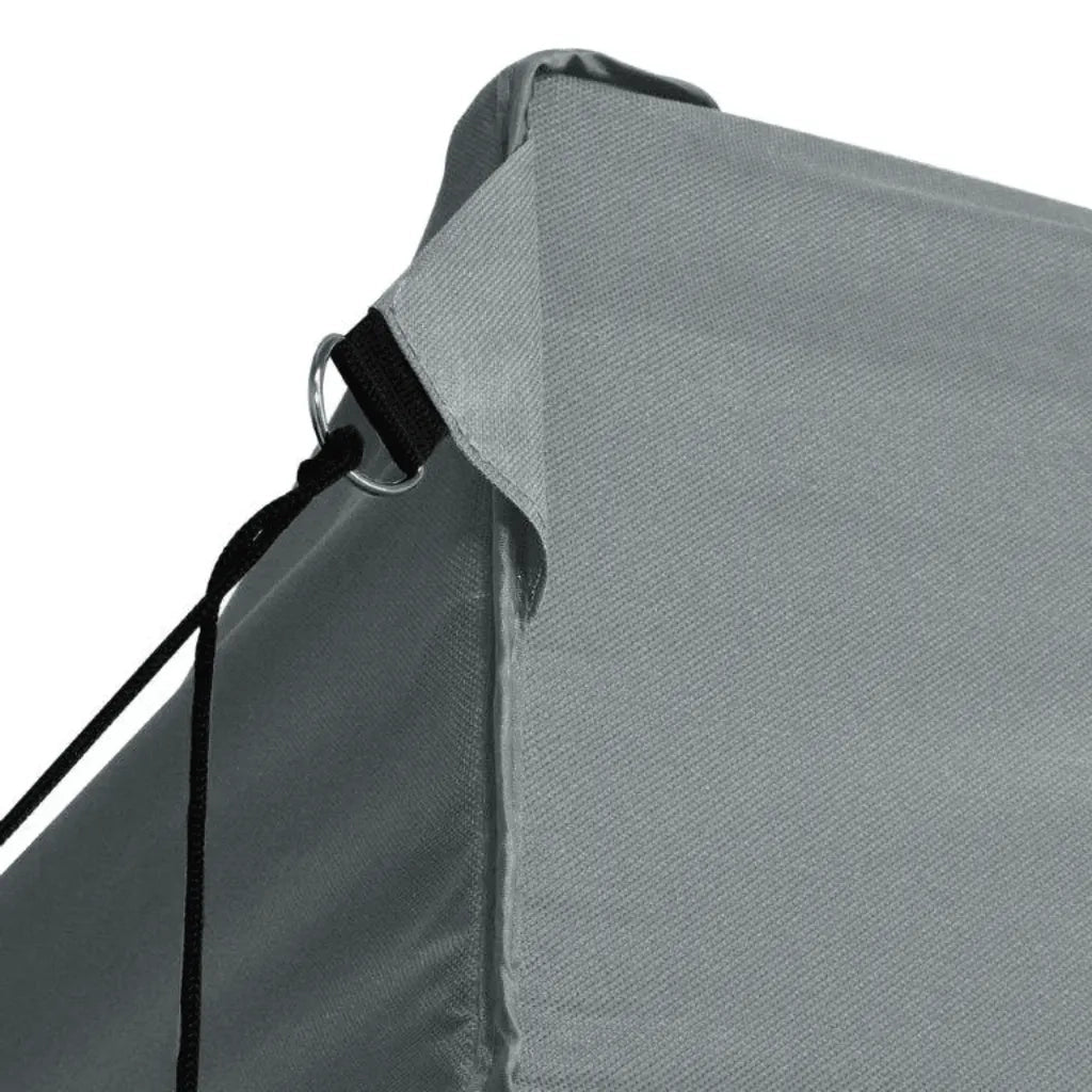 Gazebo Pieghevole con 4 Pareti 3x6m Acciaio Antracite 48867