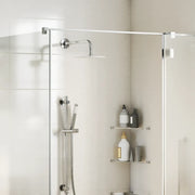 vidaXL Testa Doccia a Pioggia in Acciaio Inox 304 20x20 cm Quadrata