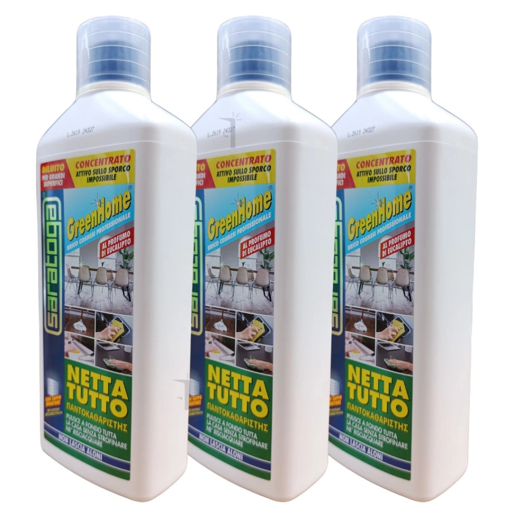 Saratoga Nettatutto detergente concentrato universale casa superfici 3 lt