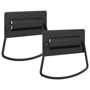 Maniglie per Armadi 2 pz Nero 85 x 45 mm Metallo CFW5718585