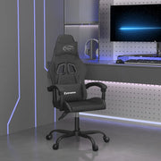 vidaXL Sedia da Gaming Nera in Similpelle
