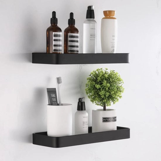 Organizzatore per bagno 2 pezzi, piastra per doccia, piastra per bagno, organizzatore per doccia 2 pezzi