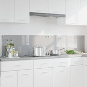Schienale da cucina 2 pcs Grigio chiaro 100 x 40 cm 3415455