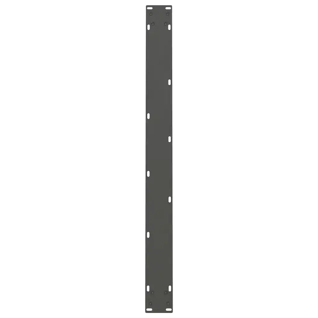 Gambe per tavolo da pranzo antracite 2 pz 100x(72-73) cm in acciaio 4013322