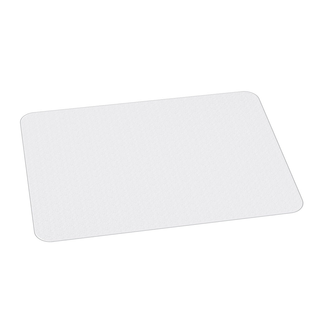 Tappetino per Sedia Ufficio Salvapavimento Antiscivolo in Plastica, 90x120cm, Trasparente