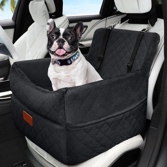 Sedile per cani per piccoli e medi cani - Altezza per cani elevata con cuscino comodo e copertura lavabile