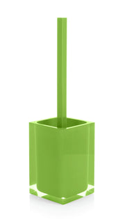 Scopino WC d'appoggio con ciuffo in setole linea Rainbow Gedy RA33 Verde Acido