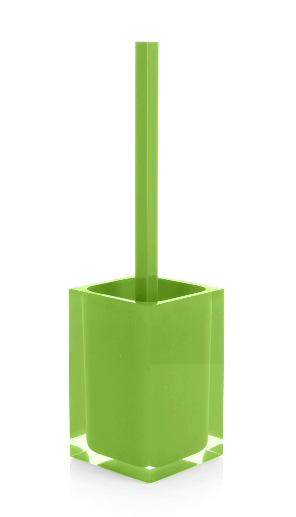 Scopino WC d'appoggio con ciuffo in setole linea Rainbow Gedy RA33 Verde Acido