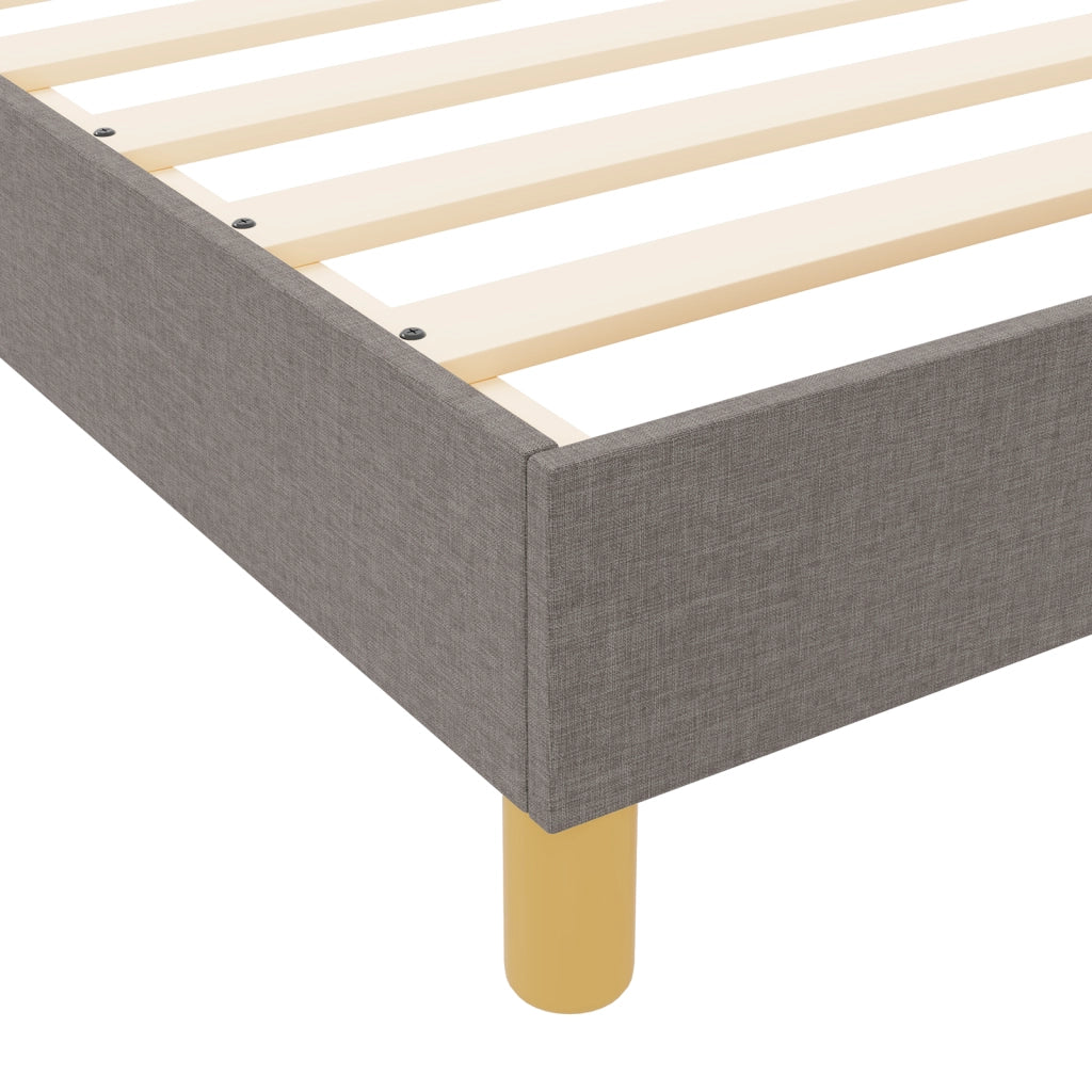 Struttura Letto Tortora 100x200 cm in Tessuto di