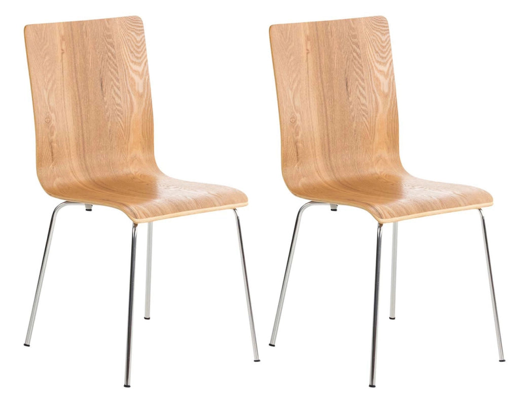 Set 2x Sedie Visitatore PEPE Rovere