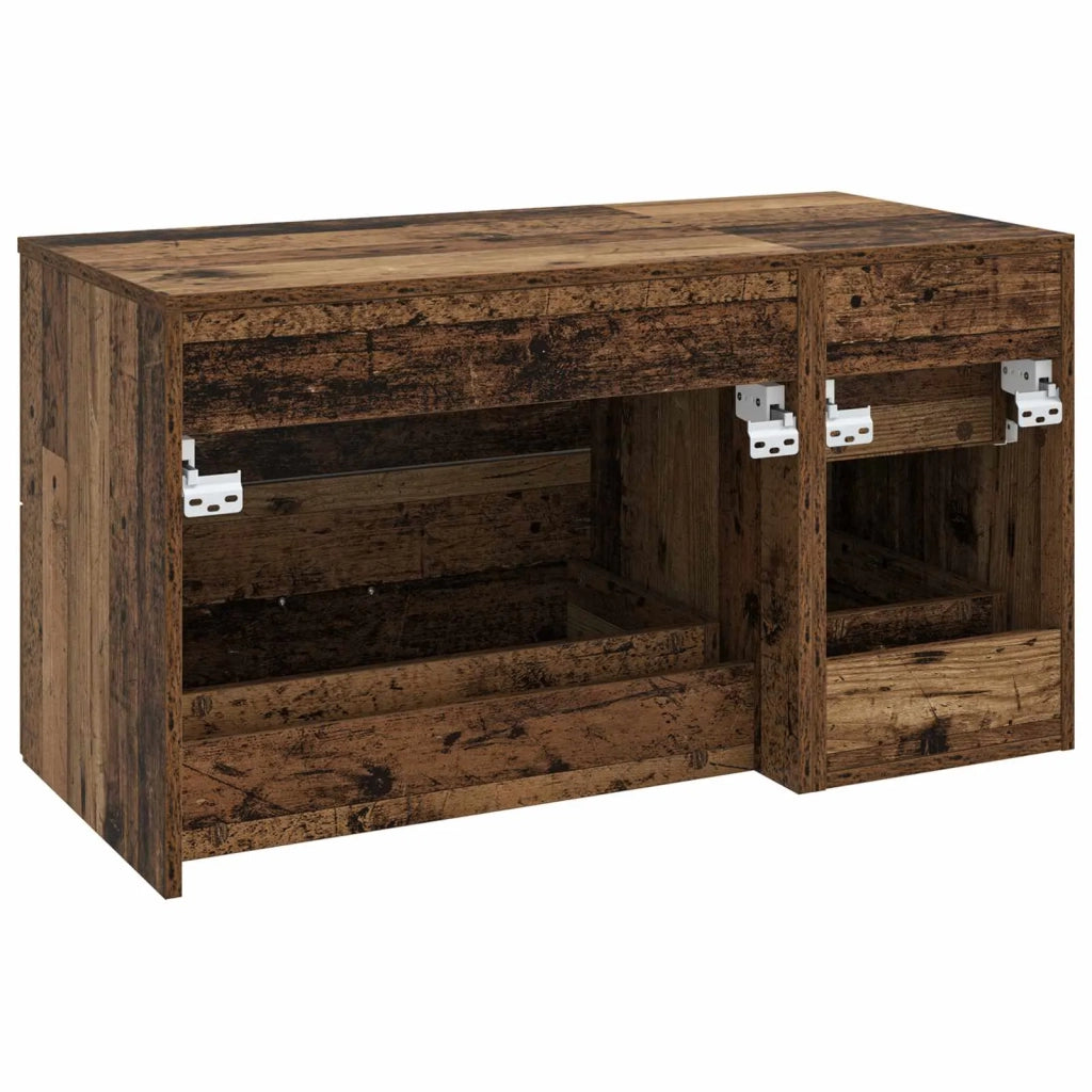 Set di mobili per il bagno 2 pz Legno antico 3404022