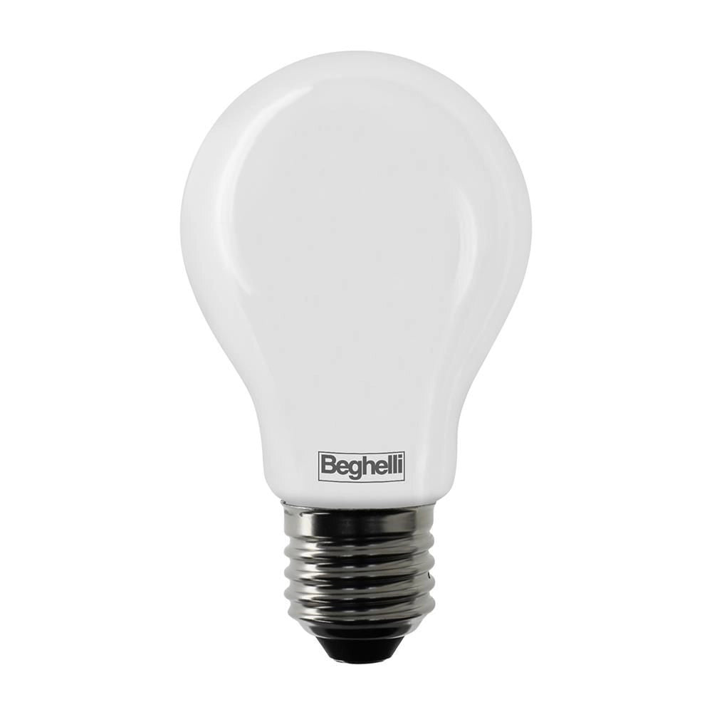 Beghelli 56520 TuttovetroLED Lampadina LED Goccia 7W E27 3000K 810 lm Luce Calda 15000h colore Opale