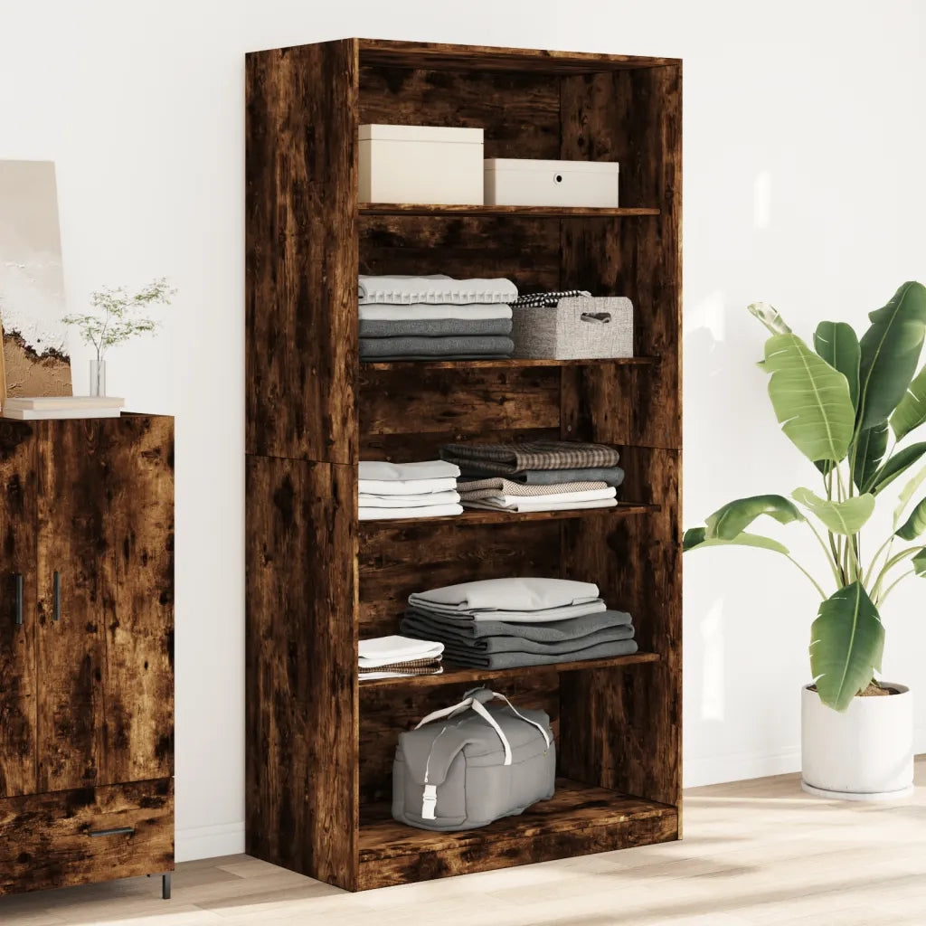 Armadio Rovere Fumo 100x50x200 cm in Legno tecnico CFW1269065