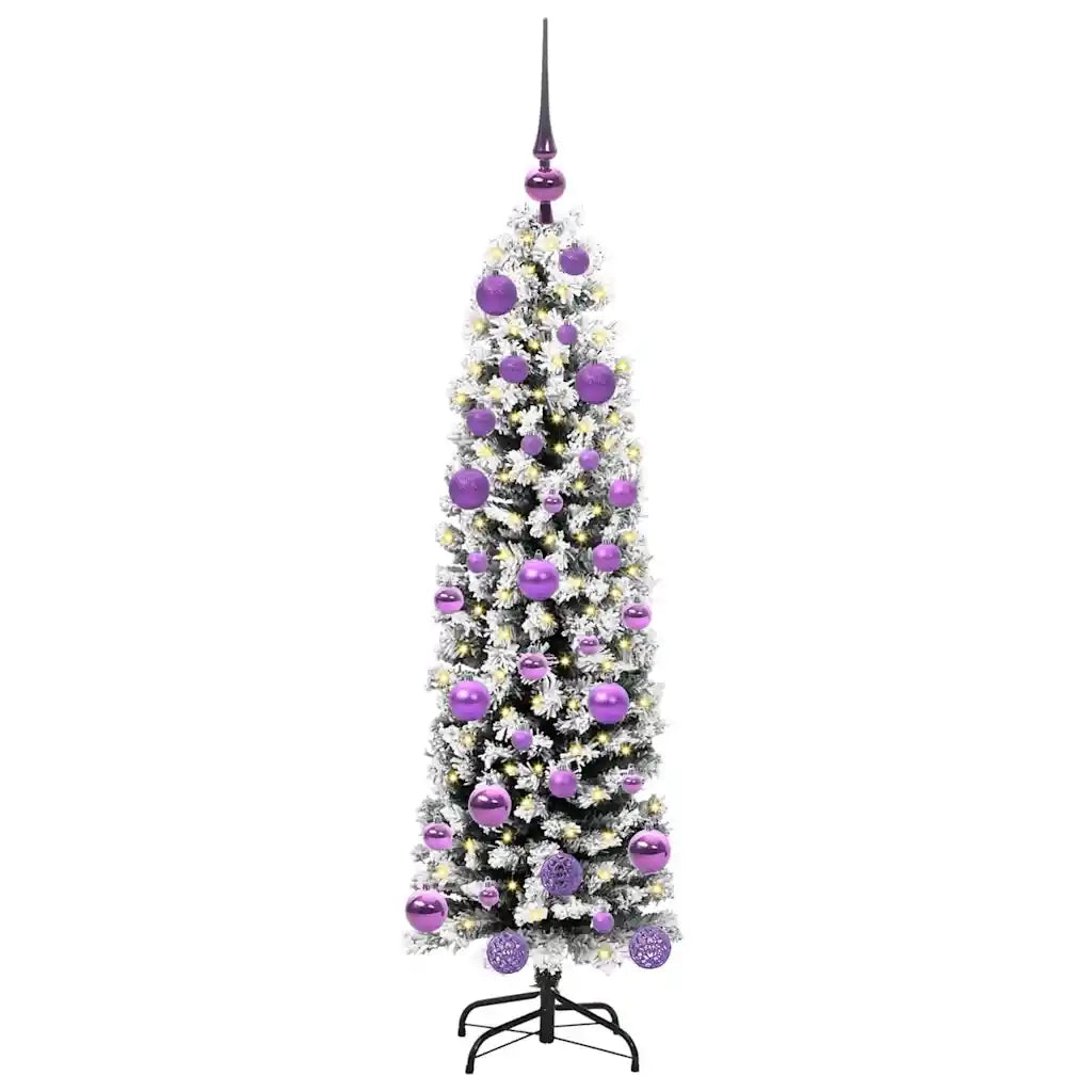 Albero di Natale artificiale con 150 LED Verde 120 cm 3395002