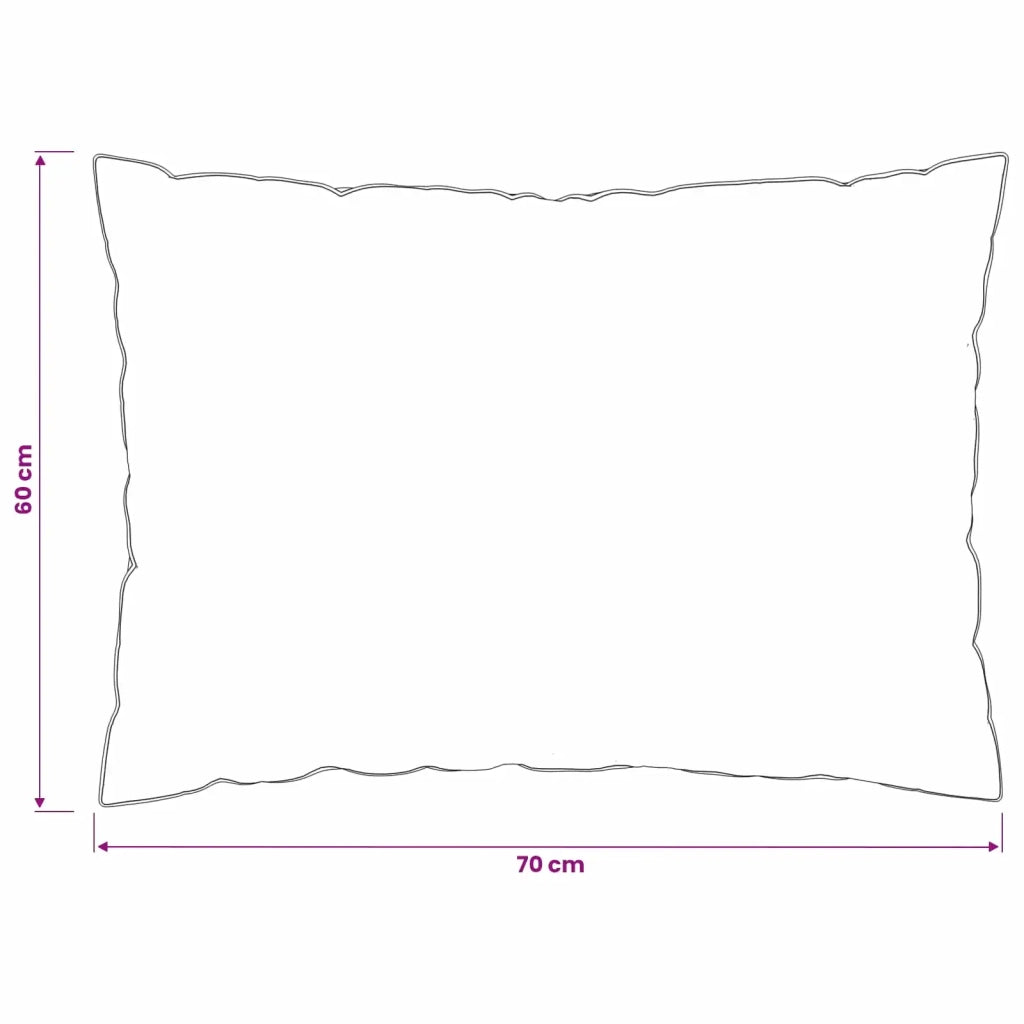 Cuscino FULDA 60 x 70 cm 100% piuma d’oca e piumino Bianco 42042919
