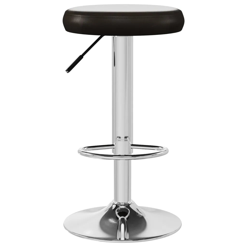 Sgabelli da Bar 2 pz Marroni in Similpelle 333100