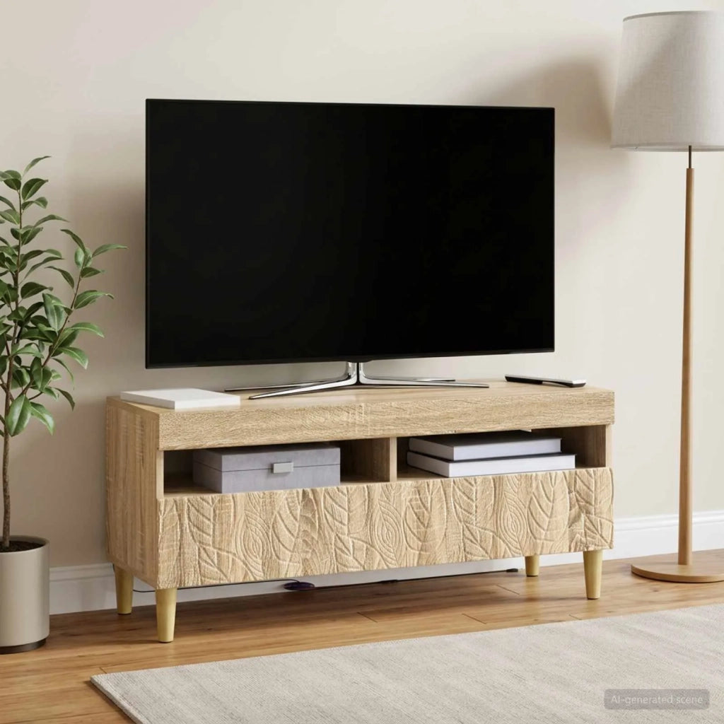 Mobile TV LED Rovere Sonoma Legno ingegnerizzato 897207