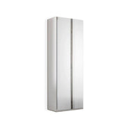 Armadio 2 ante Ettore 87x53x236 colore bianco frassinato