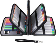 Etui a Portafoglio con Design Moderno e Grande Capacità, con Pochette Multistrato in Pelle PU per Organizzare Carte e Documenti.