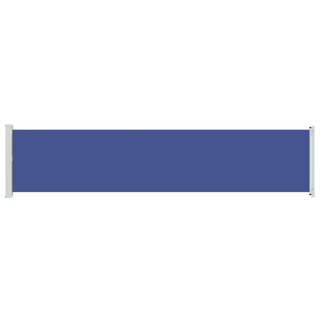 Tenda Laterale Retrattile per Patio 140x600 cm Blu 313371