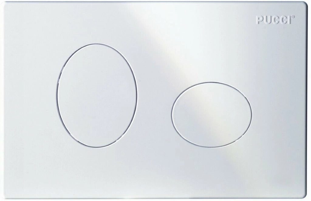 Placca Eco Ellisse Bianca 80130550 Pucci - Pucciplast