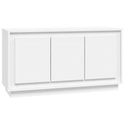 Credenza-Buffet-Armadio da cucina Bianca 102x35x55 cm in Legno Multistrato