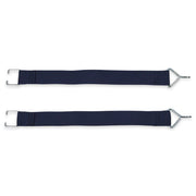 Coppia di 2 Cinghie Ricambio Sdraio Fiam Fiesta 127PEBSBL blu con ganci metallo