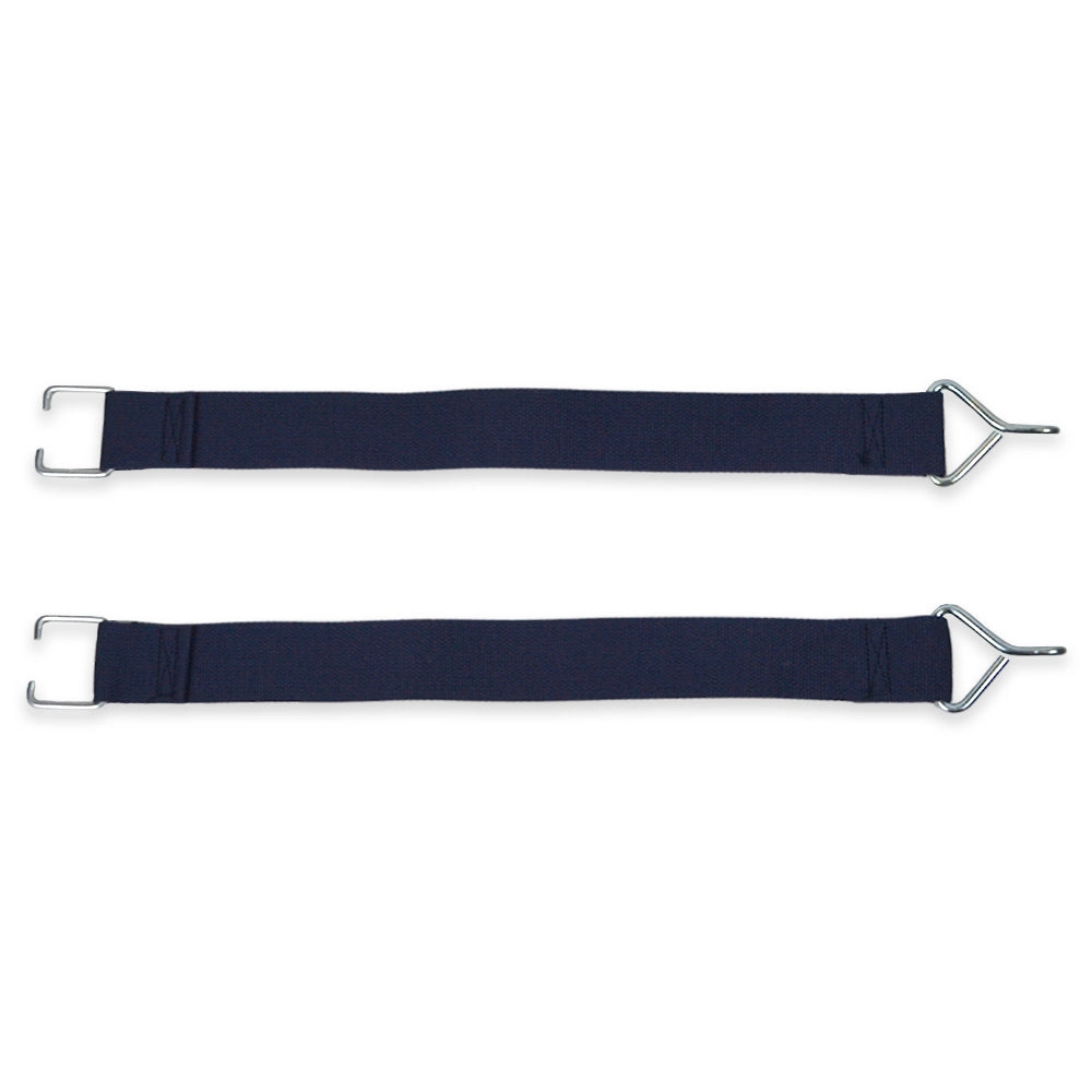 Coppia di 2 Cinghie Ricambio Sdraio Fiam Fiesta 127PEBSBL blu con ganci metallo