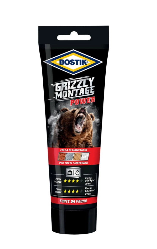 COLLA 'GRIZZLY MONTAGE POWER' gr. 250  - tubetto  - BOSTIK