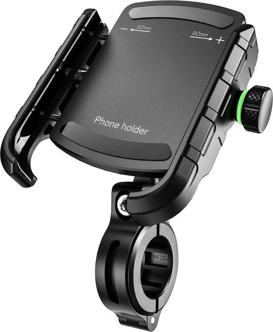 Sostegno per Telefono da Bicicletta 

Otturatore: 25 mm
Peso: 150 g
Materiali: Plastica
Compatibilità: Smartphone