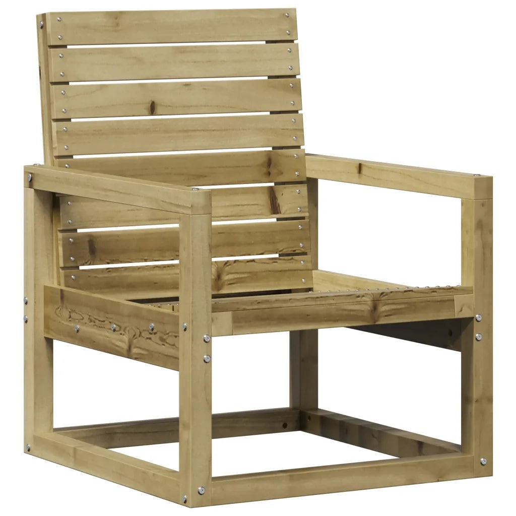 Sedia da Giardino | Sedie da Esterno 57,5x63x76 cm in Legno Impregnato di Pino