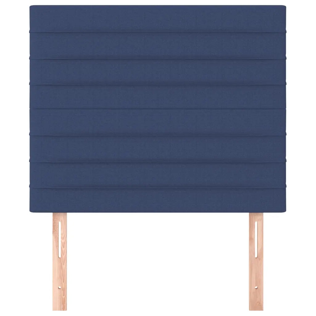 Testiera 2 pz Blu 100x5x78/88 cm in Tessuto