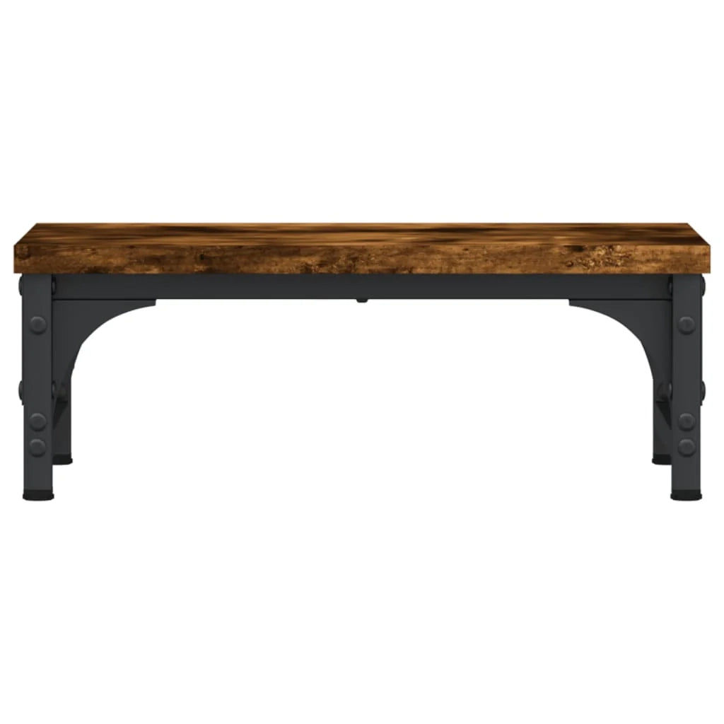 Supporto per monitor tavolo da scrivania 37 x 23 x 14 cm legno ingegnerizzato marrone 02_0044856
