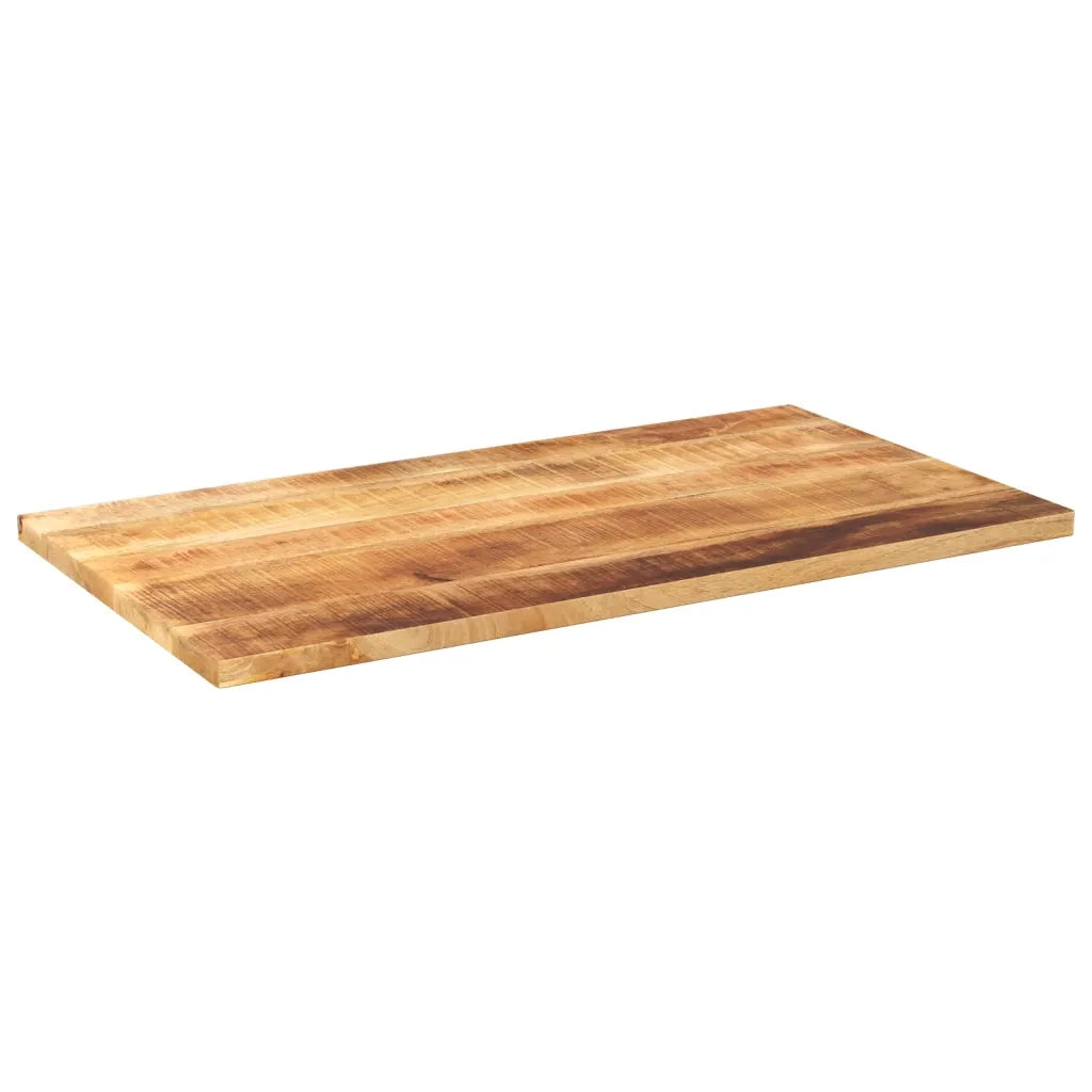 Piano per Tavolo 100x70x2,5 cm Rettangolare Legno Mango Grezzo 371346
