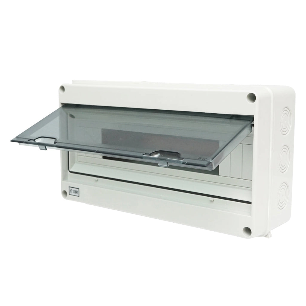 Pannello portafusibili da superficie 1 fila, 18 moduli 365x280x110mm IP65