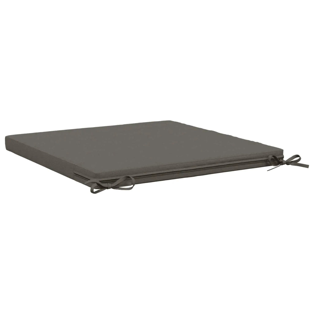 Cuscini per Sedia in 4 Pezzi SOEST 4 pz 100% Poliestere Grigio 944664