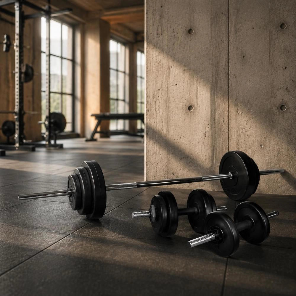 Barbell 2 Dumbbell Sets 30.5kg