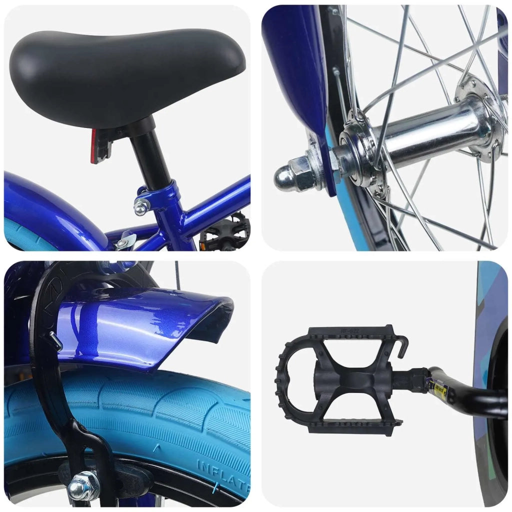 Bicicletta per Bambini 16 Pollici per bambini di 4-6 anni