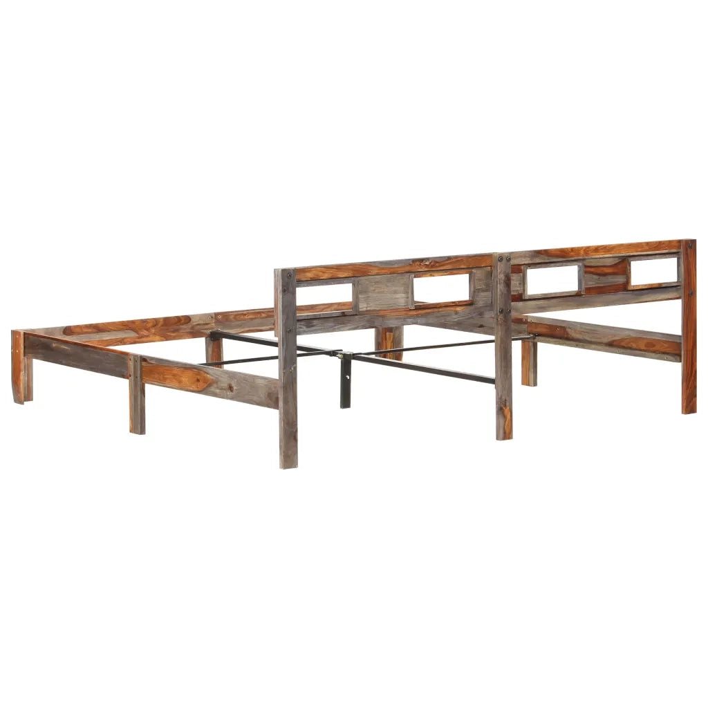 Giroletto senza Materasso in Legno Massello 200x200 cm