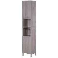 Mobile a Colonna per Bagno 30x32x172,5 cm in MDF color Legno