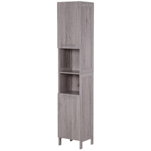 Mobile a Colonna per Bagno 30x32x172,5 cm in MDF color Legno