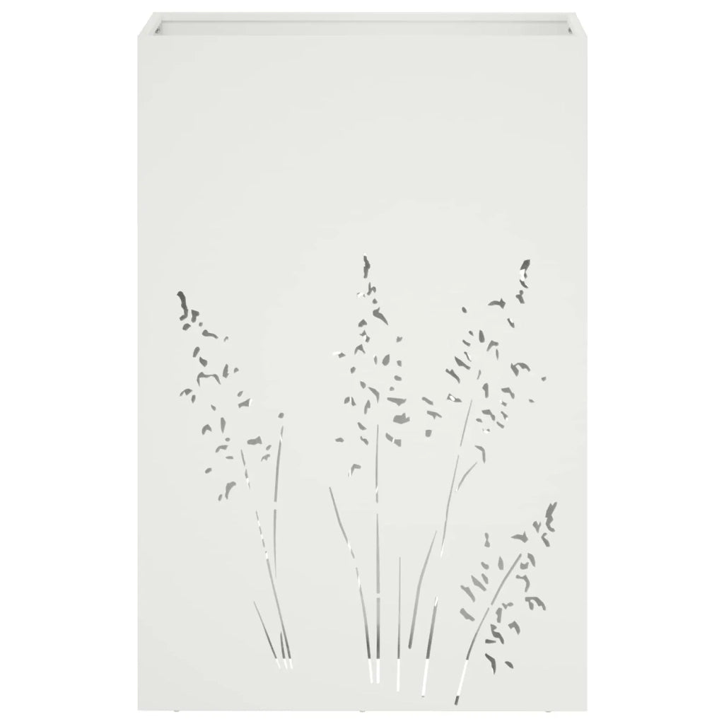 Vaso da giardino 2 pz Bianco 50 x 30 x 75 cm 8005781