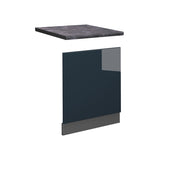 Vicco Fascia per lavastoviglie Blu scuro lucido 60 cm , PL Antracite