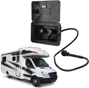 Douchetta esterna con Interruttore acqua calda e fredda - Scatola douchetta esterna - Cabina doccia - ABS - Resistente ai raggi UV - Adatta per camper