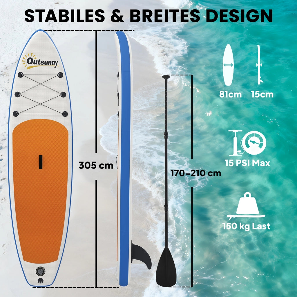 Tavola SUP Gonfiabile Set con Pagaia ¨C zephmum ¨C 305cm
