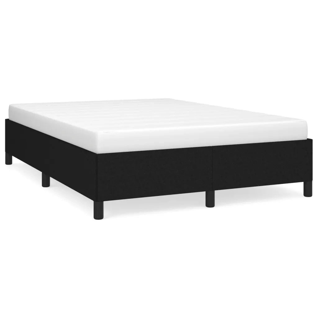Giroletto senza Materasso Nero 140x190 cm in Tessuto 347060